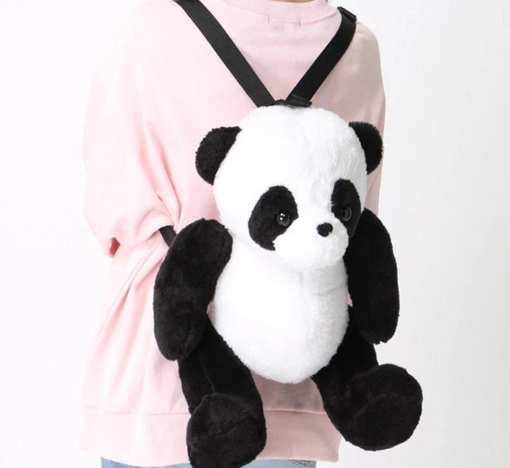 Huggy Panda Plush Backpack – Adorable & Comfy Carry