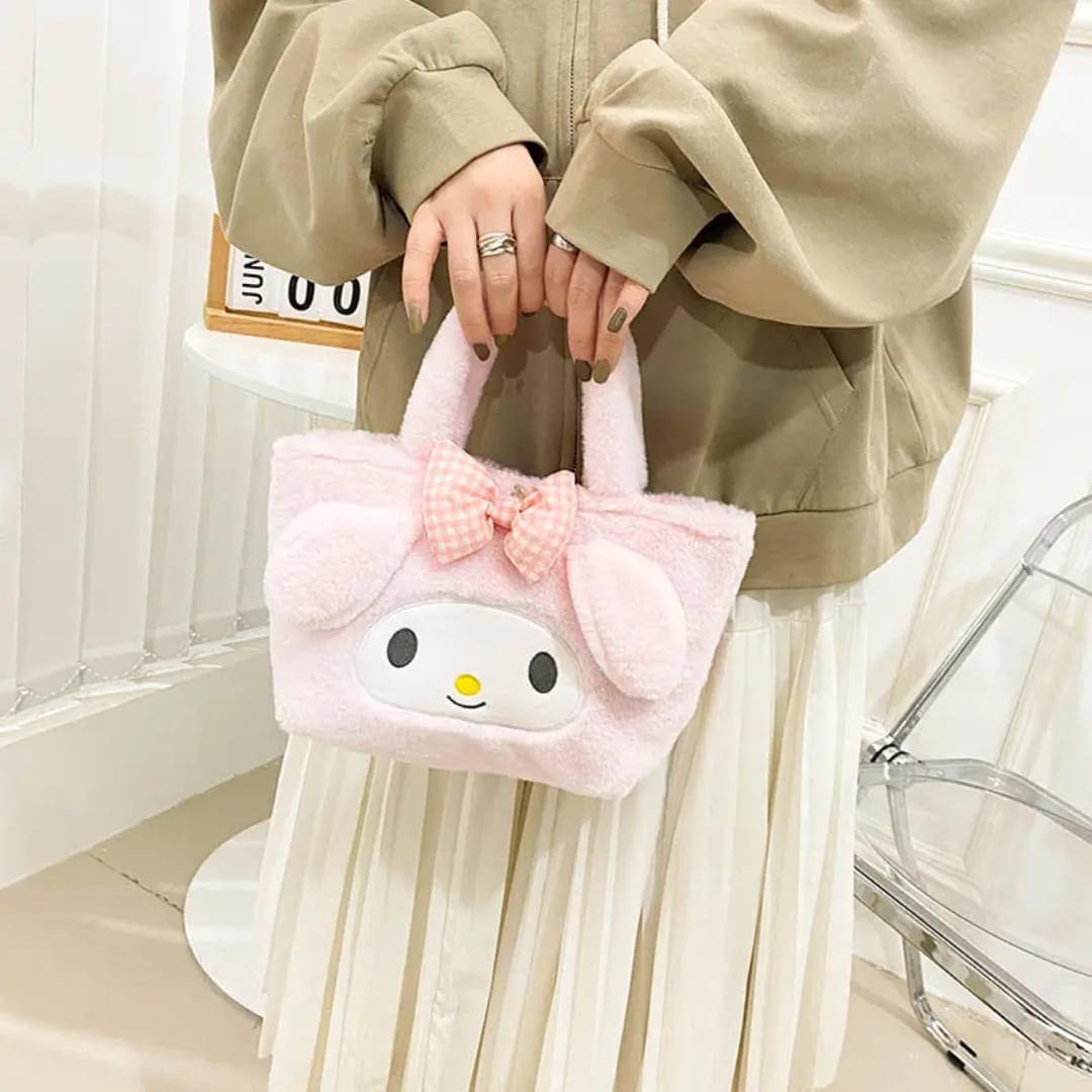 Plushie Friends Tote Collection – Cute & Cozy Character Bags
