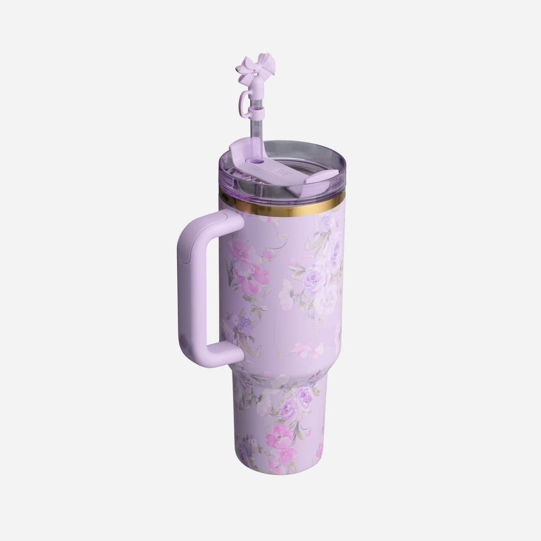 Stanley x Love Shack Fancy – Floral Charm Tumbler with Bow Straw