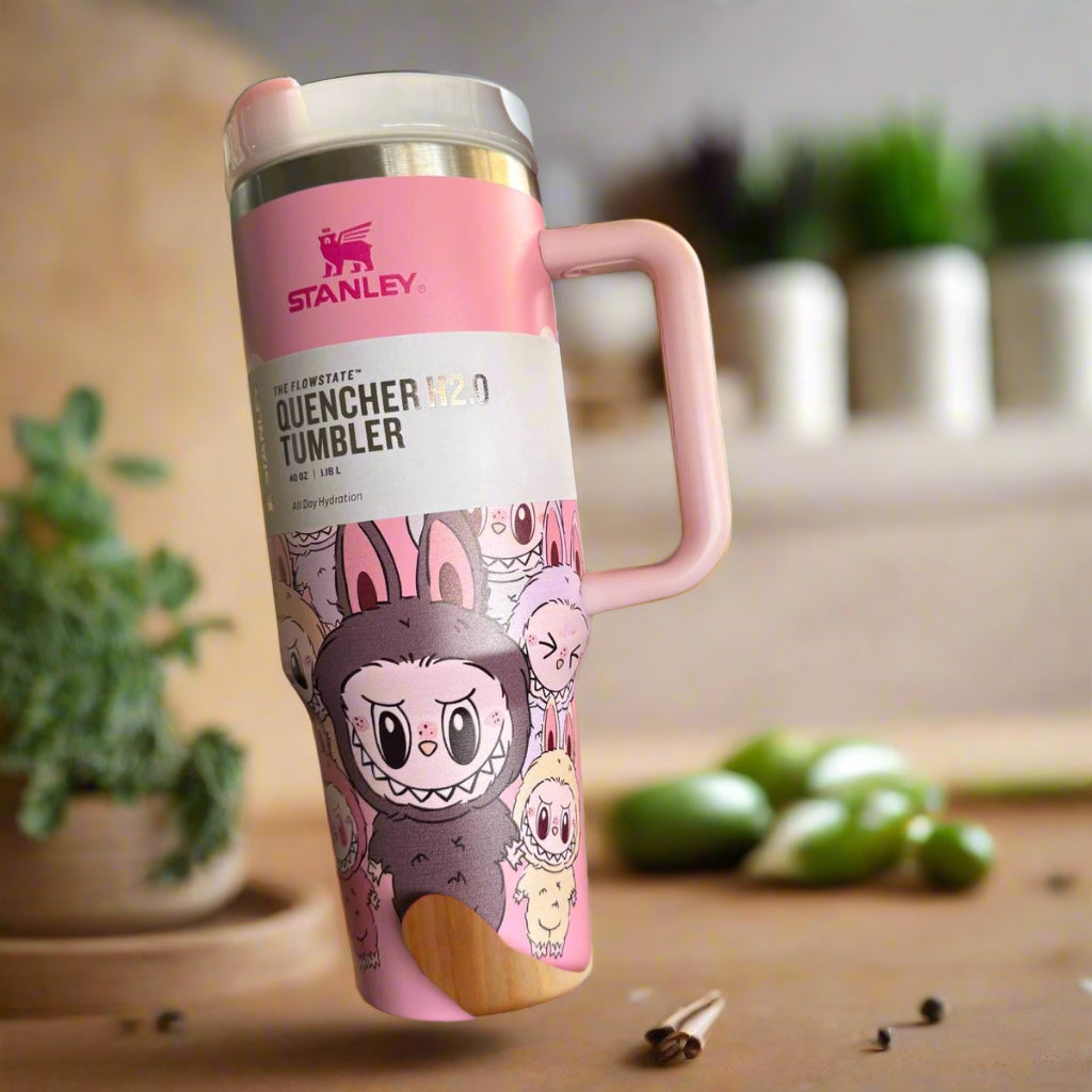 Whimsical Mischief 40 Oz Stainless Steel Tumbler