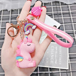 Load image into Gallery viewer, Above The Rainbows Unicorn Keychain Keychain The Krazy Store 