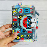 Load image into Gallery viewer, Adorable And Colorful Premium Quality Canvas Cross Body Clutch Wallet For Kids Rock Dog
