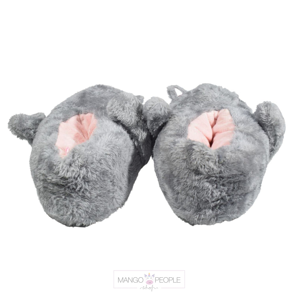 Adorable And Funny Plush Cat Slippers