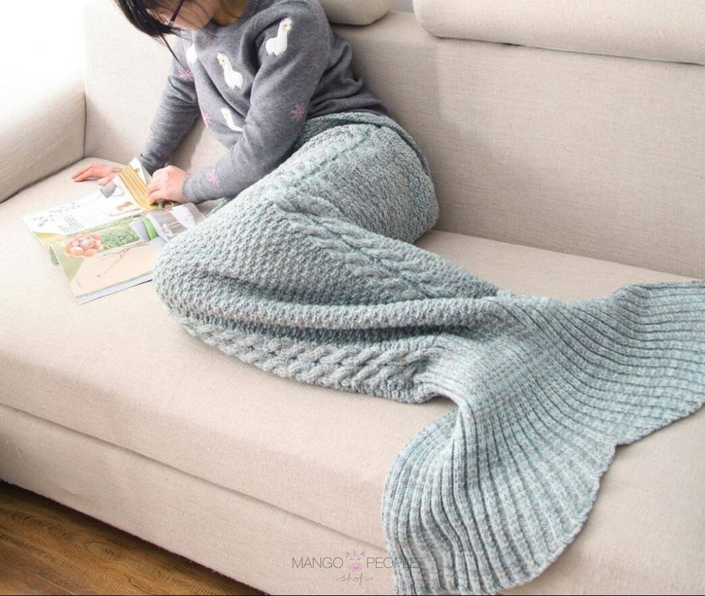 Alluring Mermaid Tail Blanket Blanket Mango People International 