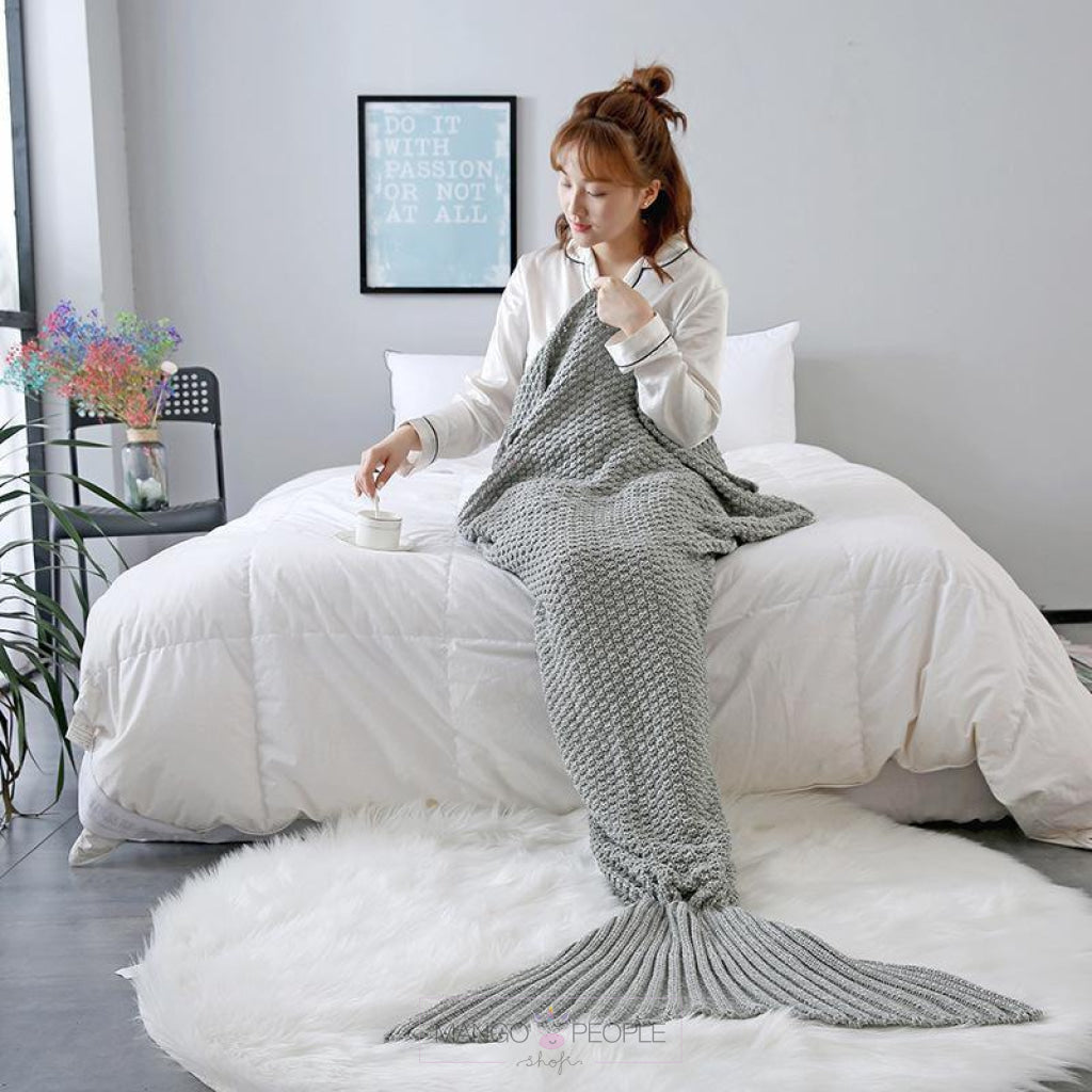 Alluring Mermaid Tail Blanket Blanket Mango People International 