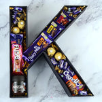 Load image into Gallery viewer, Alphabet Shaped Fillable Chocolates Cookies And Imported Toffees Treat Gift Hamper Chocolate
