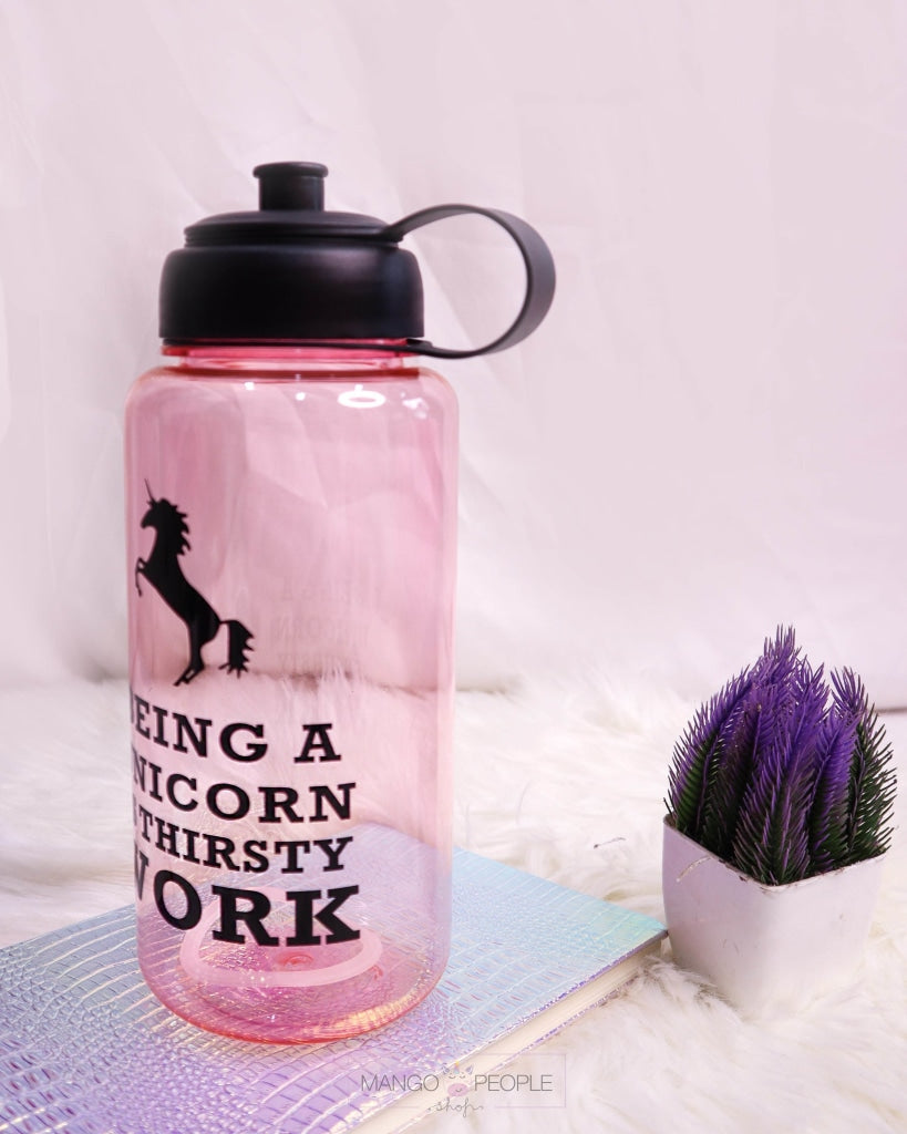 Being A Unicorn Is Thirsty Work Sipper Bottle Sipper Bottle Mango People Local 