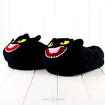 Load image into Gallery viewer, Black Monster Soft Plush Shoe Animal Slippers Shoes
