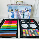 Load image into Gallery viewer, Black Pink Theme 145Pcs Art Painting Box For Kids &amp; Adults Theme