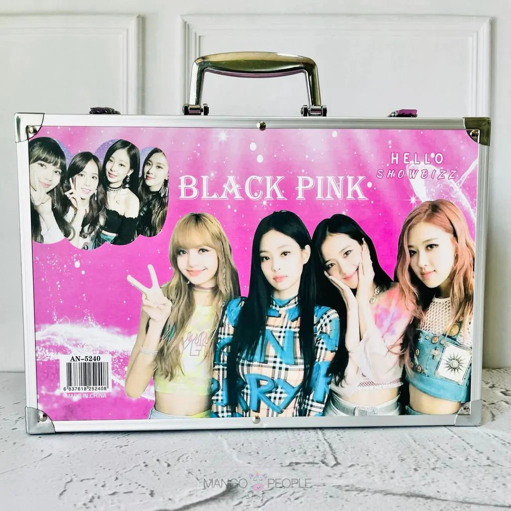 Black Pink Theme 145Pcs Art Painting Box For Kids & Adults
