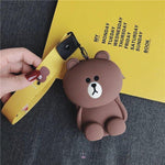 Load image into Gallery viewer, Brown Bear Mini Pouch Pouch Mango People International 