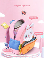 Load image into Gallery viewer, My Carrot Bunny Backpack For Kids With Anti-Lost Rope Design