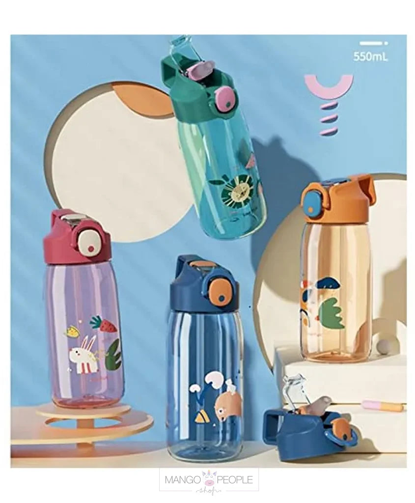 Cute Water Bottle For Kids - 550Ml