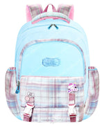 Load image into Gallery viewer, Casual Multipurpose Check Design Backpack For School And College Students Blue Backpack
