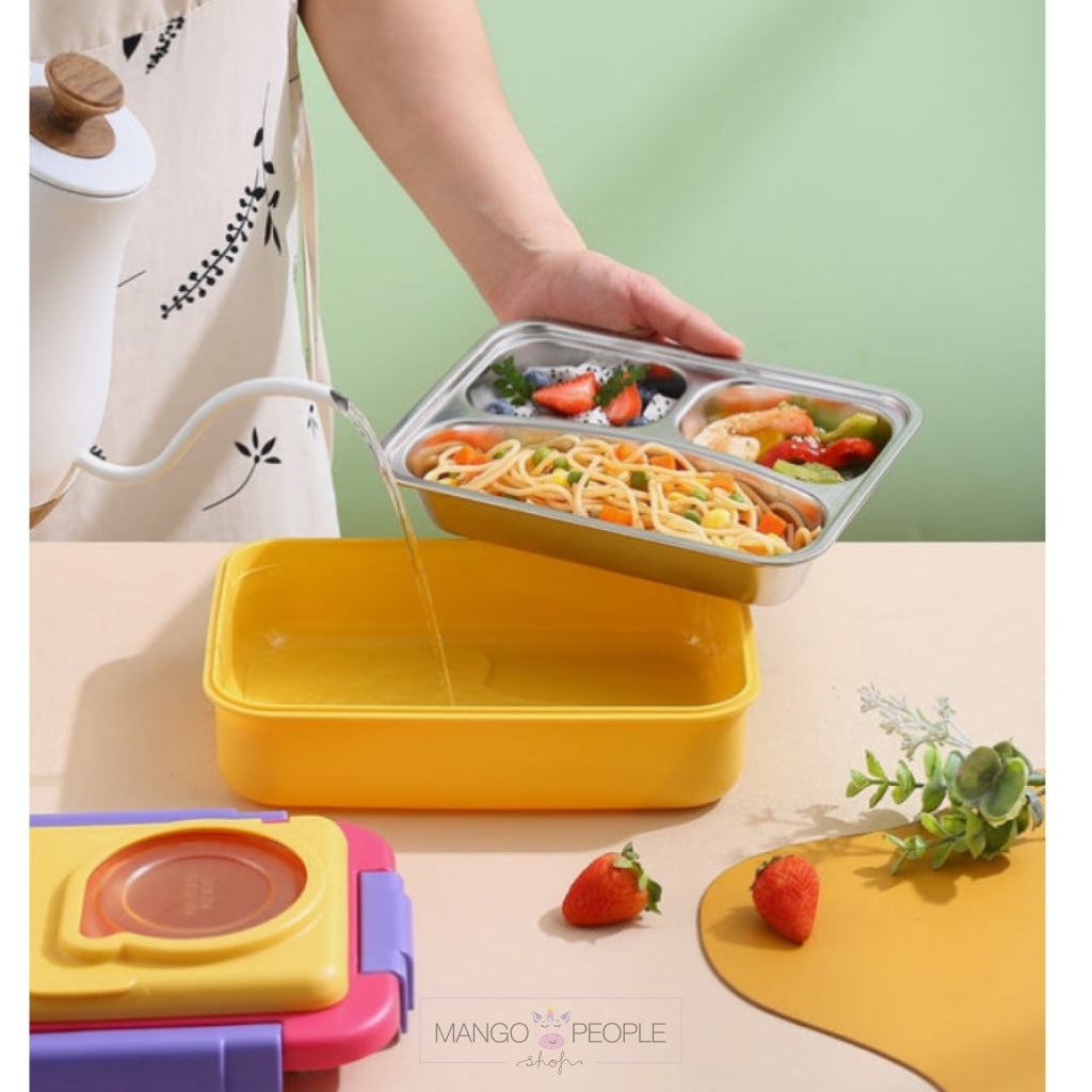 Cherry Berry Stainless Steel Lunch Box - 800Ml