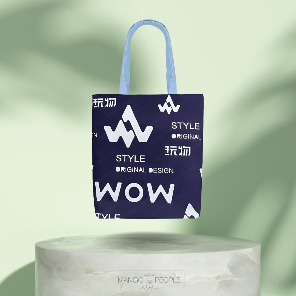Chick Wow Tote Bag Blue
