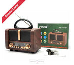 Load image into Gallery viewer, Classic Wooden Style Easy Carry Handle Am Fm Radio Portable Bluetooth Wireless Speaker Speakers
