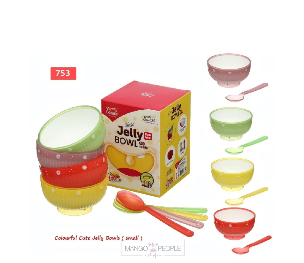 Cute And Colorful Jelly Bowls