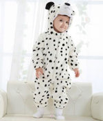 Load image into Gallery viewer, Cow Flannel Hooded Romper for Babies Kids Onesie Mango People Factory 