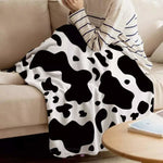 Load image into Gallery viewer, Cow Print Flannel Blanket Blankets Mango People 
