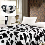 Load image into Gallery viewer, Cow Print Flannel Blanket Blankets Mango People 
