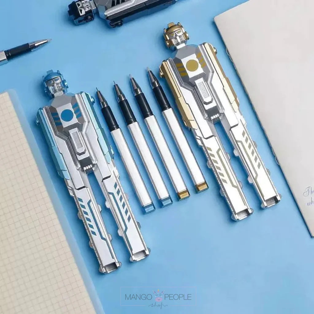 Creative Robot Shape Transformer Detachable Gel Pens