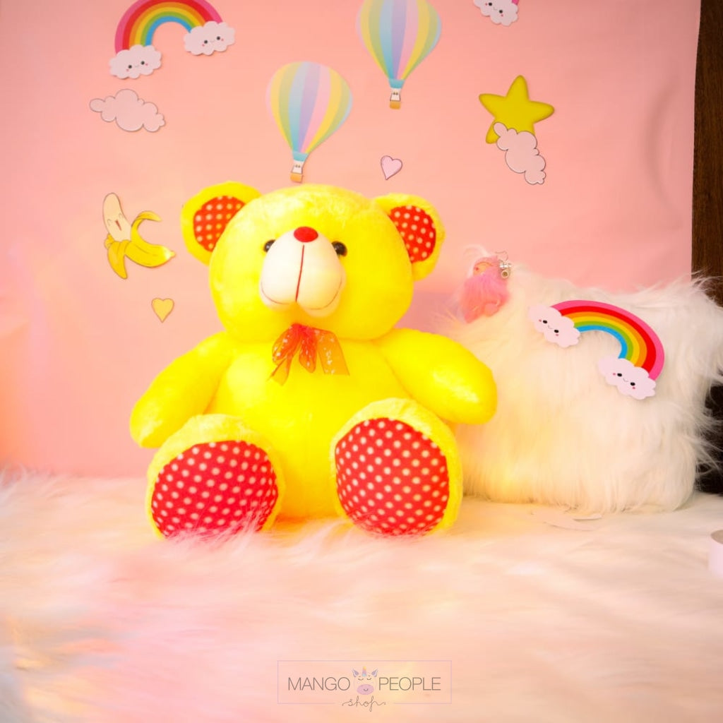 Cuddly Yellow Teddy Bear