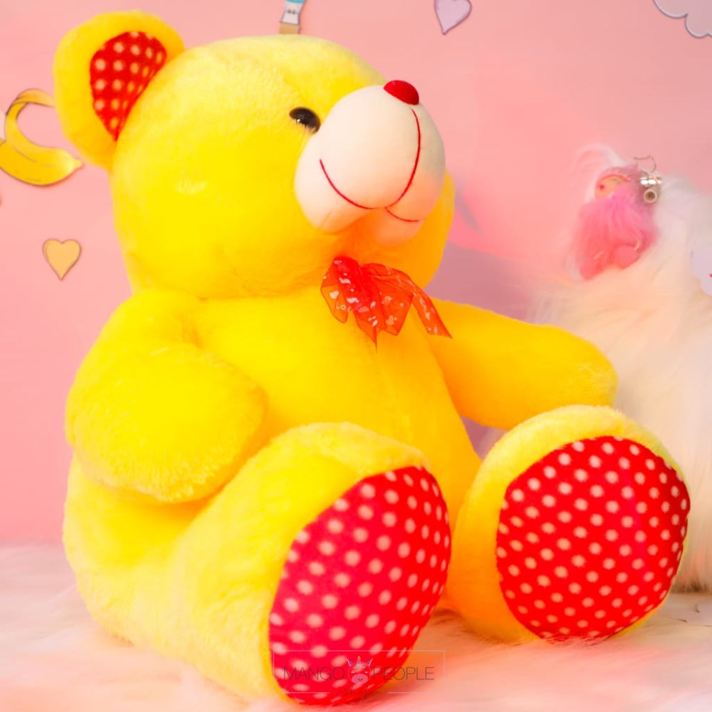 Cuddly Yellow Teddy Bear