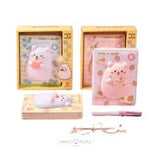 Load image into Gallery viewer, Cute 3D Squishy Bear Cartoon Animal Fancy Notebook 100 Pages Diary