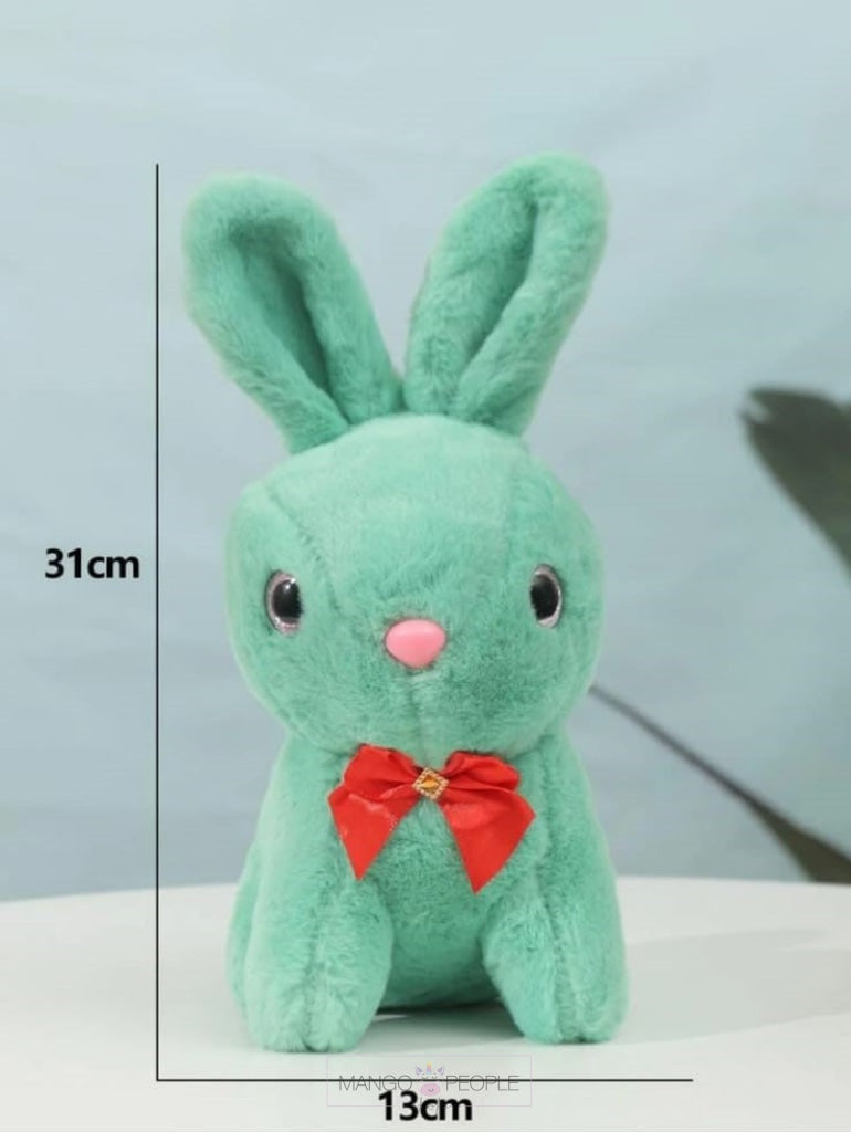 Cute And Adorable Colored Rabbit Design Plush Soft Toy - 30Cm