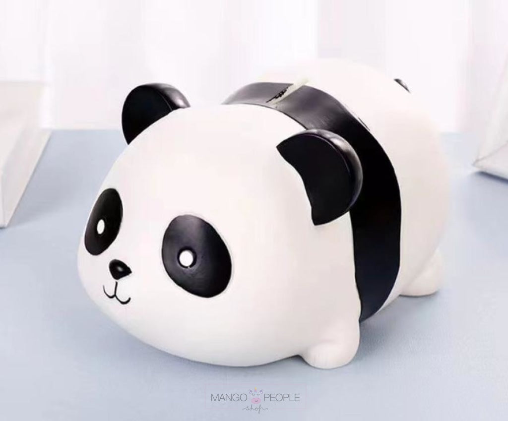 Cute And Adorable Panda Shape Pvc Money Bank For Kids Piggy