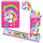 Load image into Gallery viewer, Cute And Adorable Unicorn Bag And Stationary Unicorn Bag Stationery
