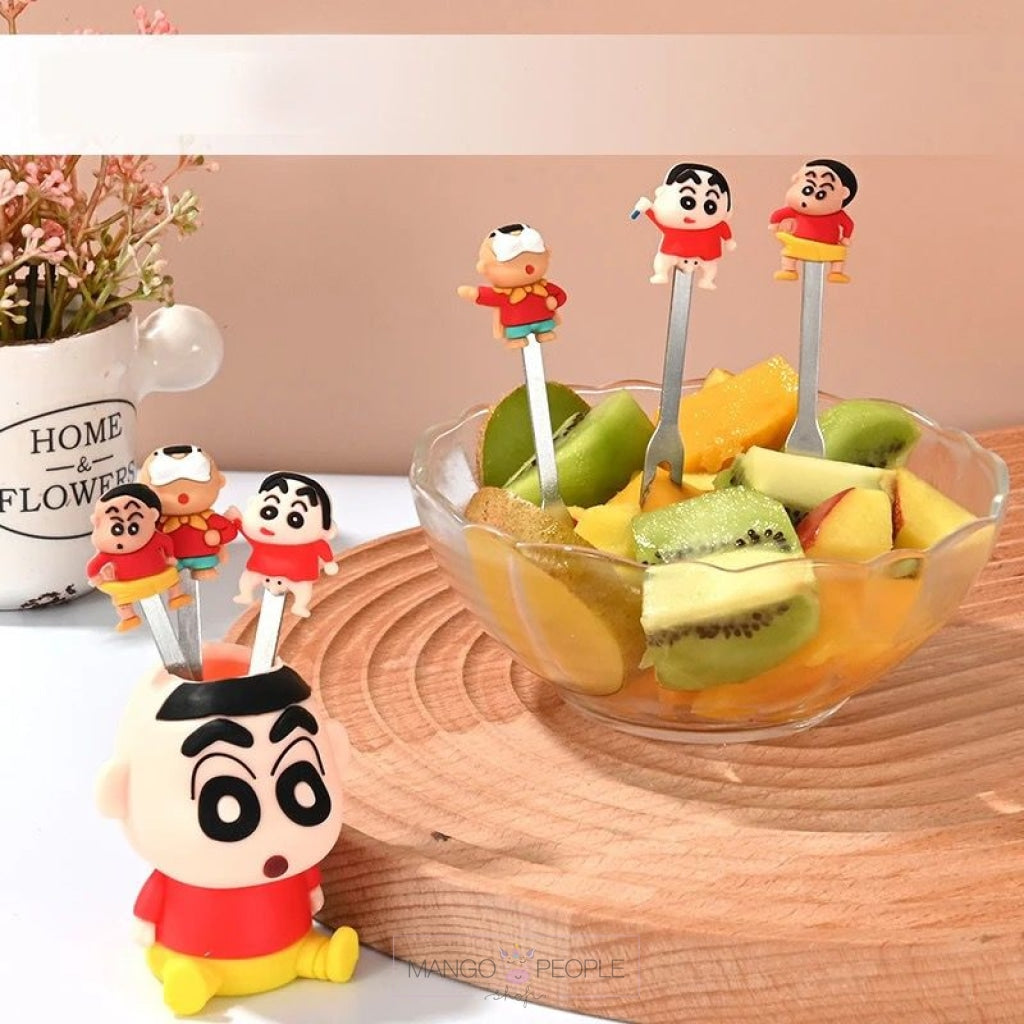 Mini Cartoon Animal Fruit Forks