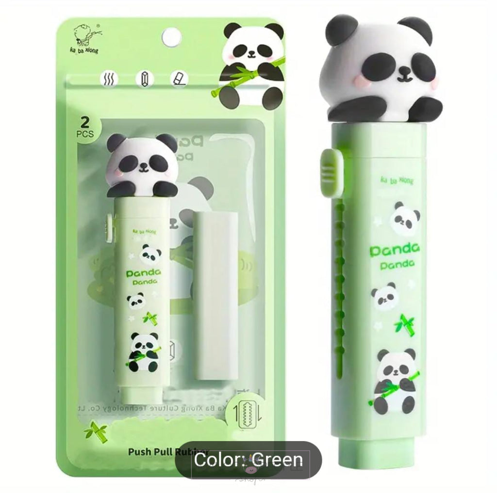Cute Cartoon Retractable Erasers Stationary