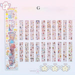 Load image into Gallery viewer, Cute Cartoon Masking Washi Decorative Tape Stickers For Creative Scrapbooking And Journaling School