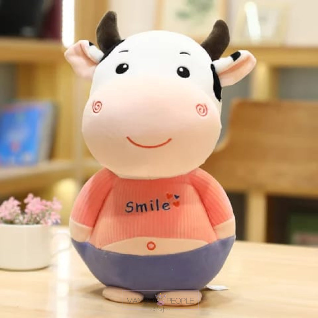 Cute Cow Baby Smile Plush Toy Toys Toy Factory 