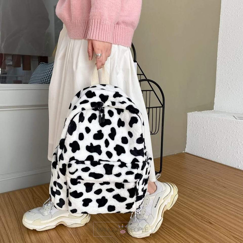 Cute Cow Print Backpack Backpacks Mango People 