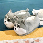 Load image into Gallery viewer, Girls Indoor Cartoon Characters Funny Plush Shoes

