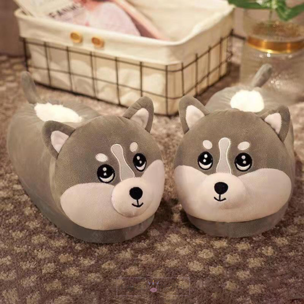 Girls Indoor Cartoon Characters Funny Plush Shoes