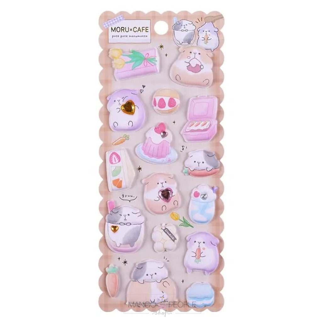 Cute Little Animals 3D Puffy Stickers Stationery