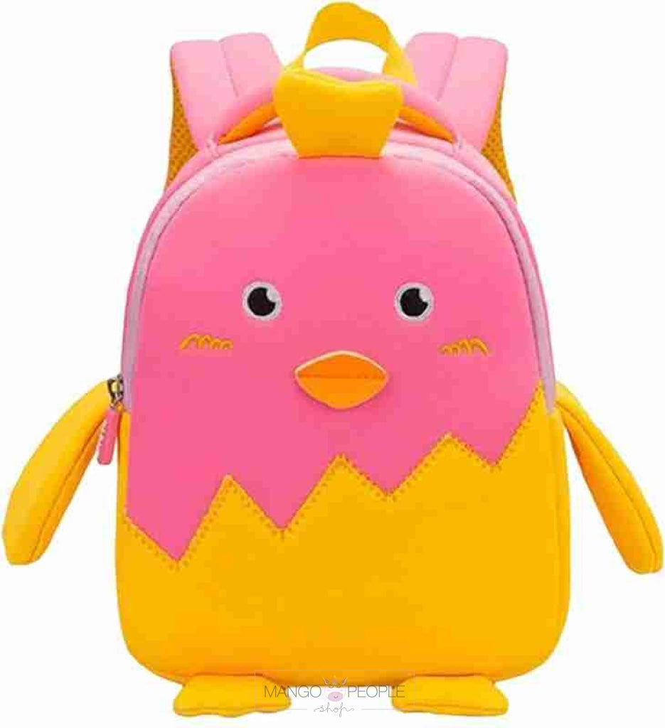 Little Chicken School Backpack For Toddlers Animal Design Kids