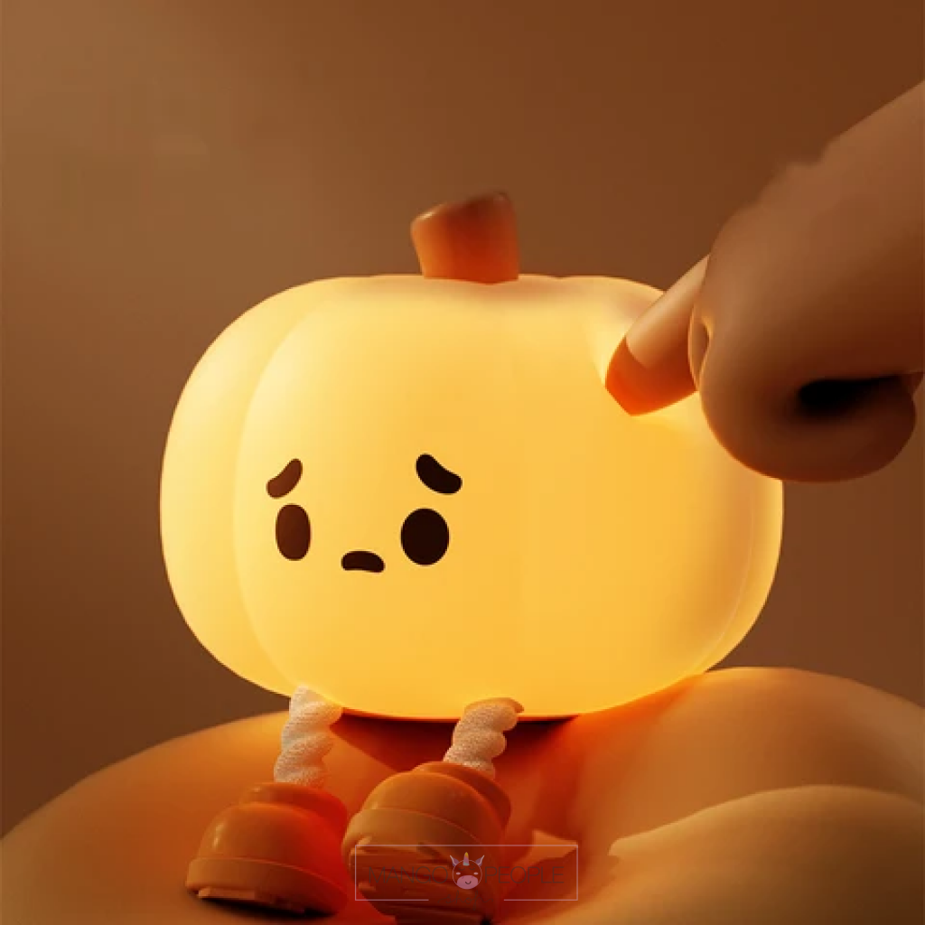 Pumpkin Design Silicone Led Lamp