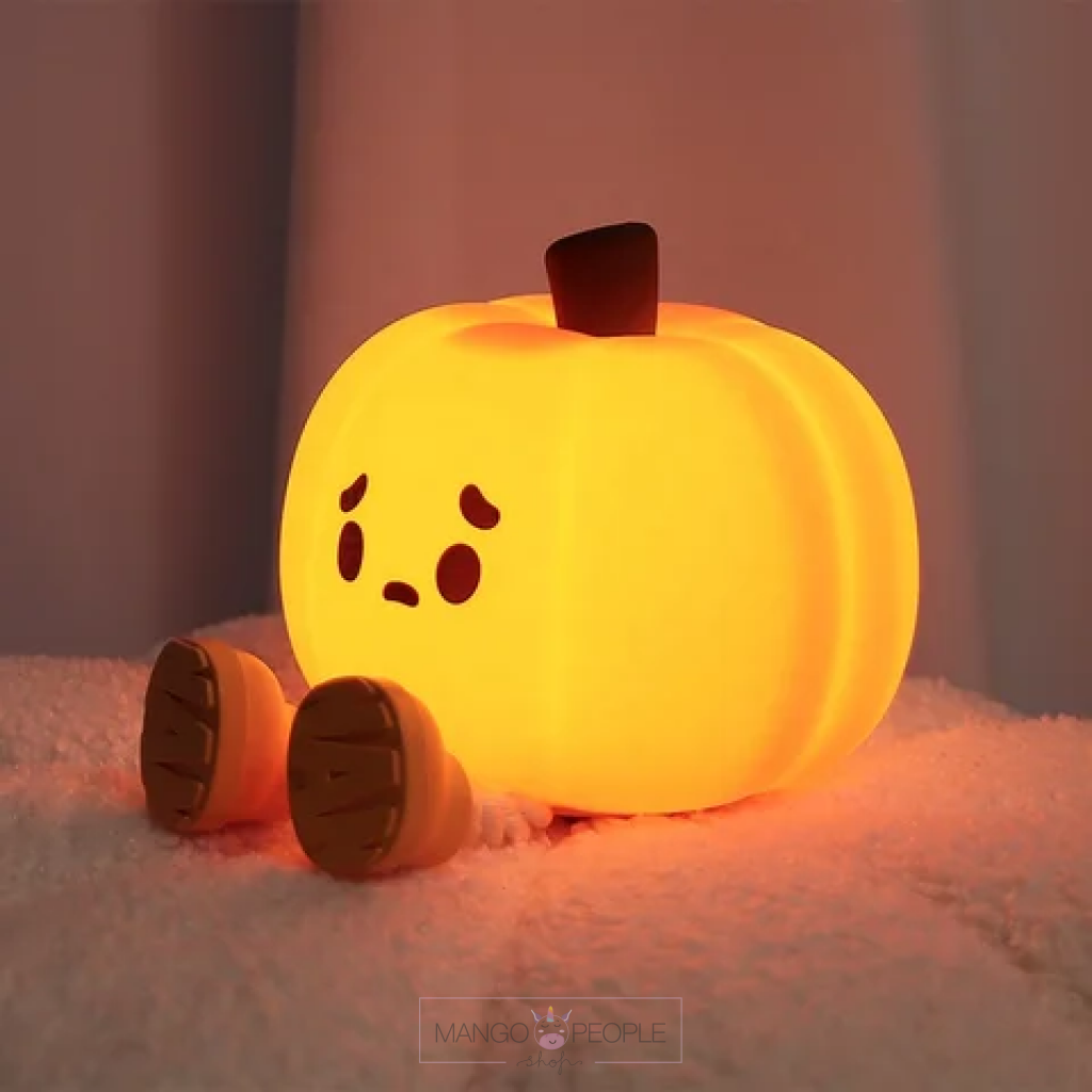 Pumpkin Design Silicone Led Lamp