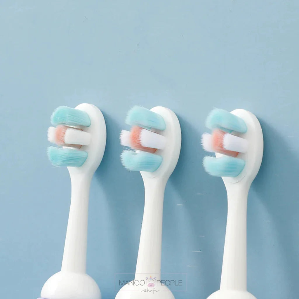 Cute 3D Space Rocket Shape Microfiber Soft Bristles Toothbrush With Travel Case For Kids Age 2+ Kids