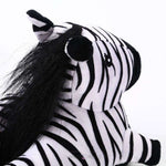 Load image into Gallery viewer, Cute Animal Zebra Style Plush Slipper Slippers Shoes
