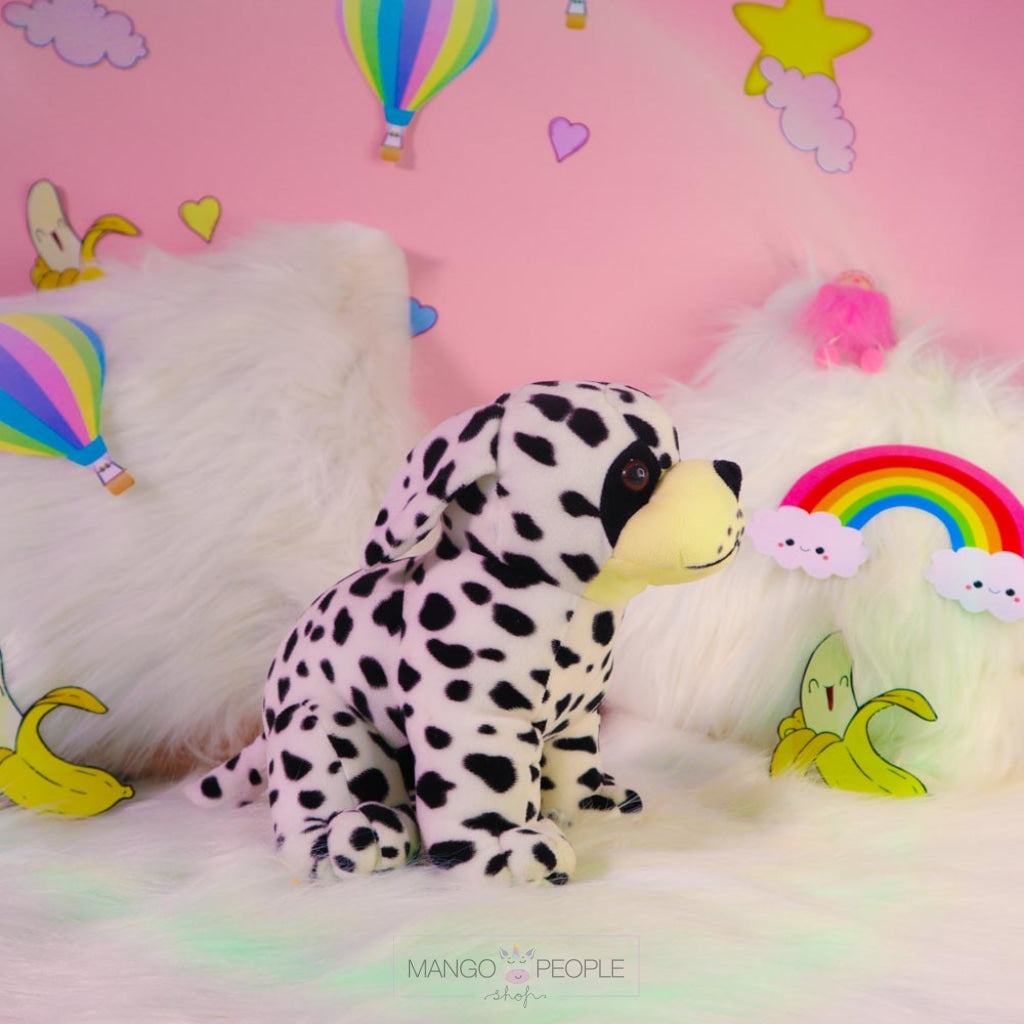 Dalmatian Dog Soft Toy White And Black