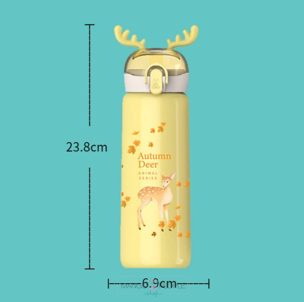Dear Deer Stainless Steel Vacuum Insulated Sipper Water Bottle - 440Ml