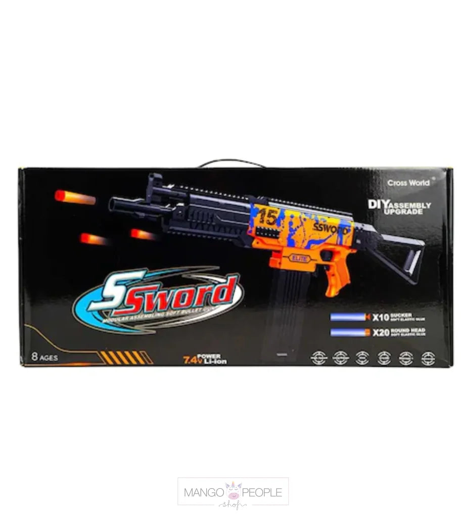 Electric Soft Bullet Gun Gt - 370
