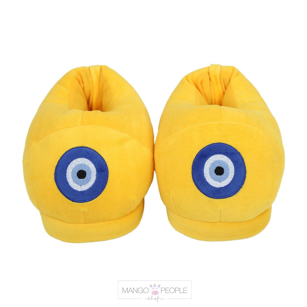Emoji Plush Slippers Mango People Local Evil Eye 