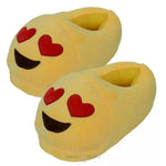 Load image into Gallery viewer, Emoji Plush Slippers Mango People Local Heart Eyes 
